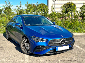 Rent Mercedes CLA Coupe in Bucharest Baneasa Airport class Luxury