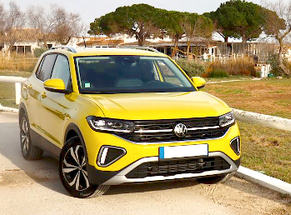 Rent VW T-Cross R-Line facelift at  in Timisoara class SUV