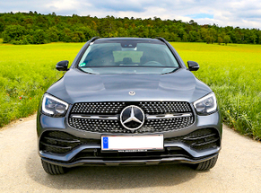 Rent Mercedes GLC facelift in Bucharest Otopeni Airport class SUV