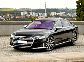 Rent Audi S8 New  in Bucharest class Luxury