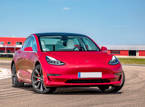 Rent Tesla Model 3 long range in Bucharest Otopeni Airport class Luxury