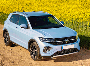 Mieten Sie VW T-Cross facelift aut in Bistrita Klasse SUV