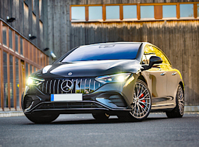 Mieten Sie Mercedes EQE AMG line in Cluj-Napoca Klasse Luxus
